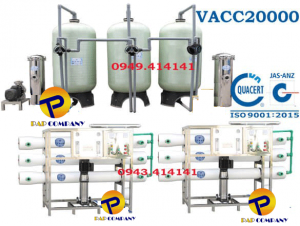 Dây chuyền lọc nước tinh khiết VACC20000
