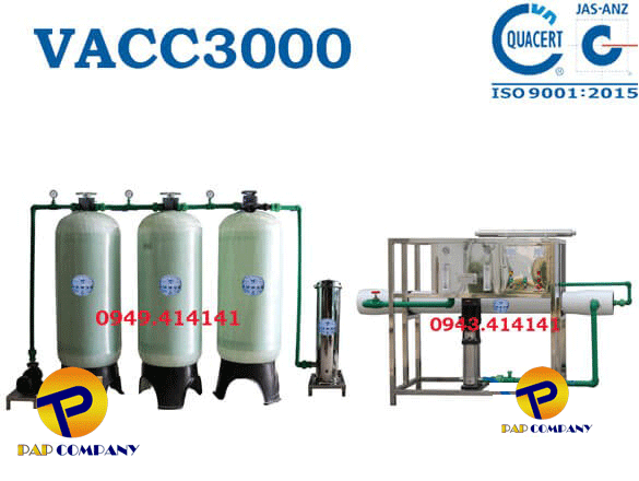 Dây chuyền sản xuất nước tinh khiết VACC3000